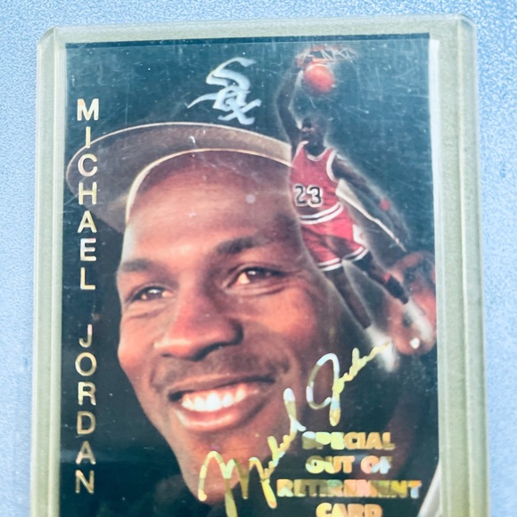 Other Michael Jordan Special Out Of Retirement Card White Sox Poshmark